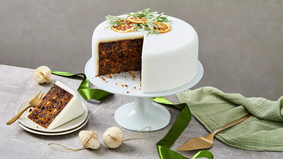 Decorated Christmas Cake Recipe
