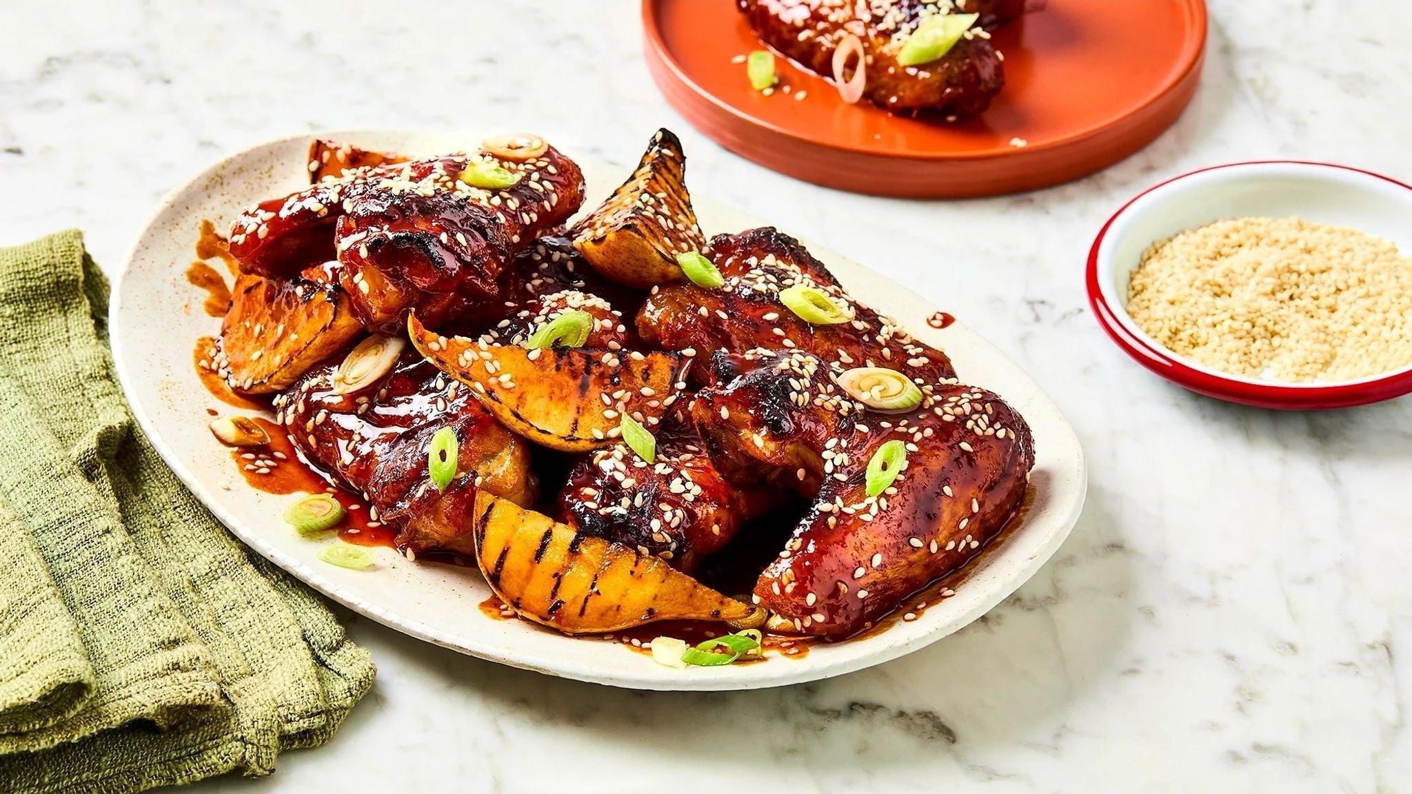 Korean BBQ Chicken Wings Recipe