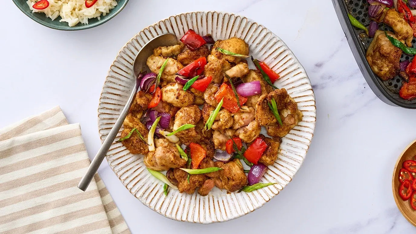 Air-Fry Chinese Salt & Pepper Chicken