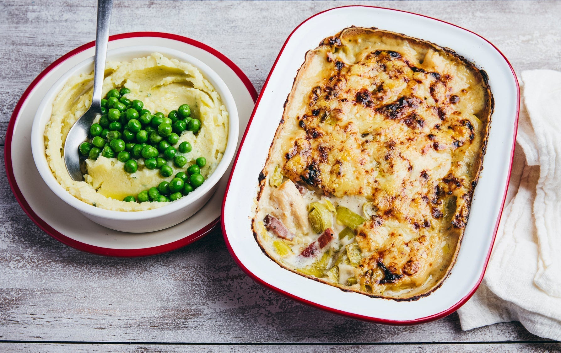 Chicken and Leek Bake
