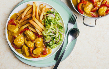 Curry Chicken with Chips
