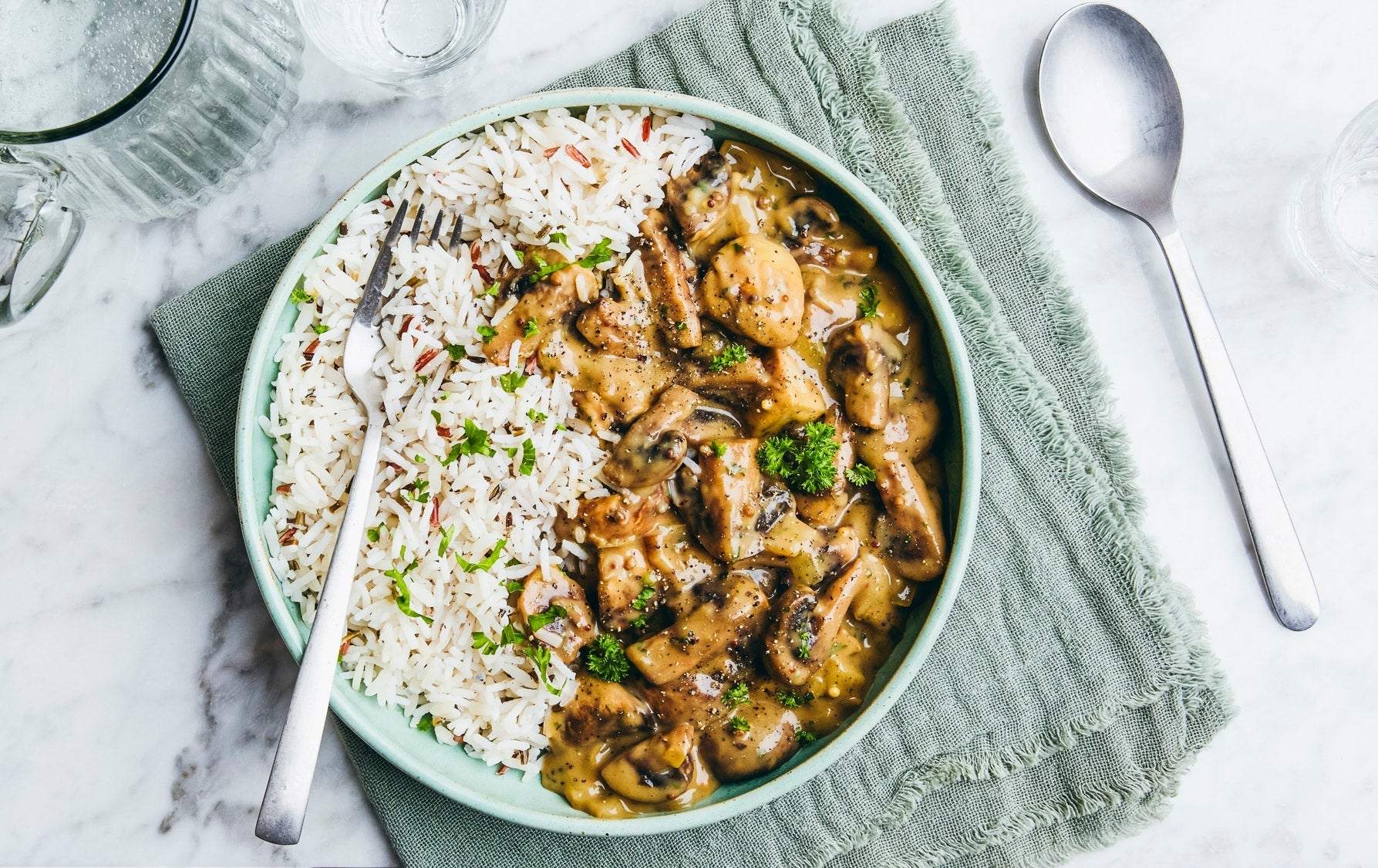 Mushroom Stroganoff