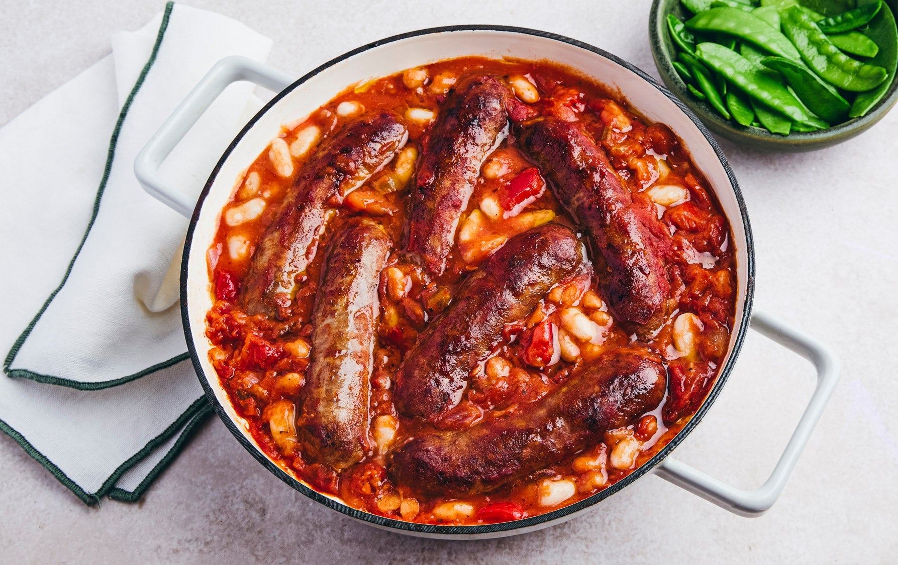 Sausage & Cannellini Bean Casserole