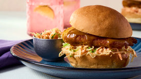 Japanese Inspired Zingy Katsu Burger
