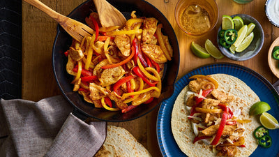 Easy Chicken Fajita Wrap Recipe