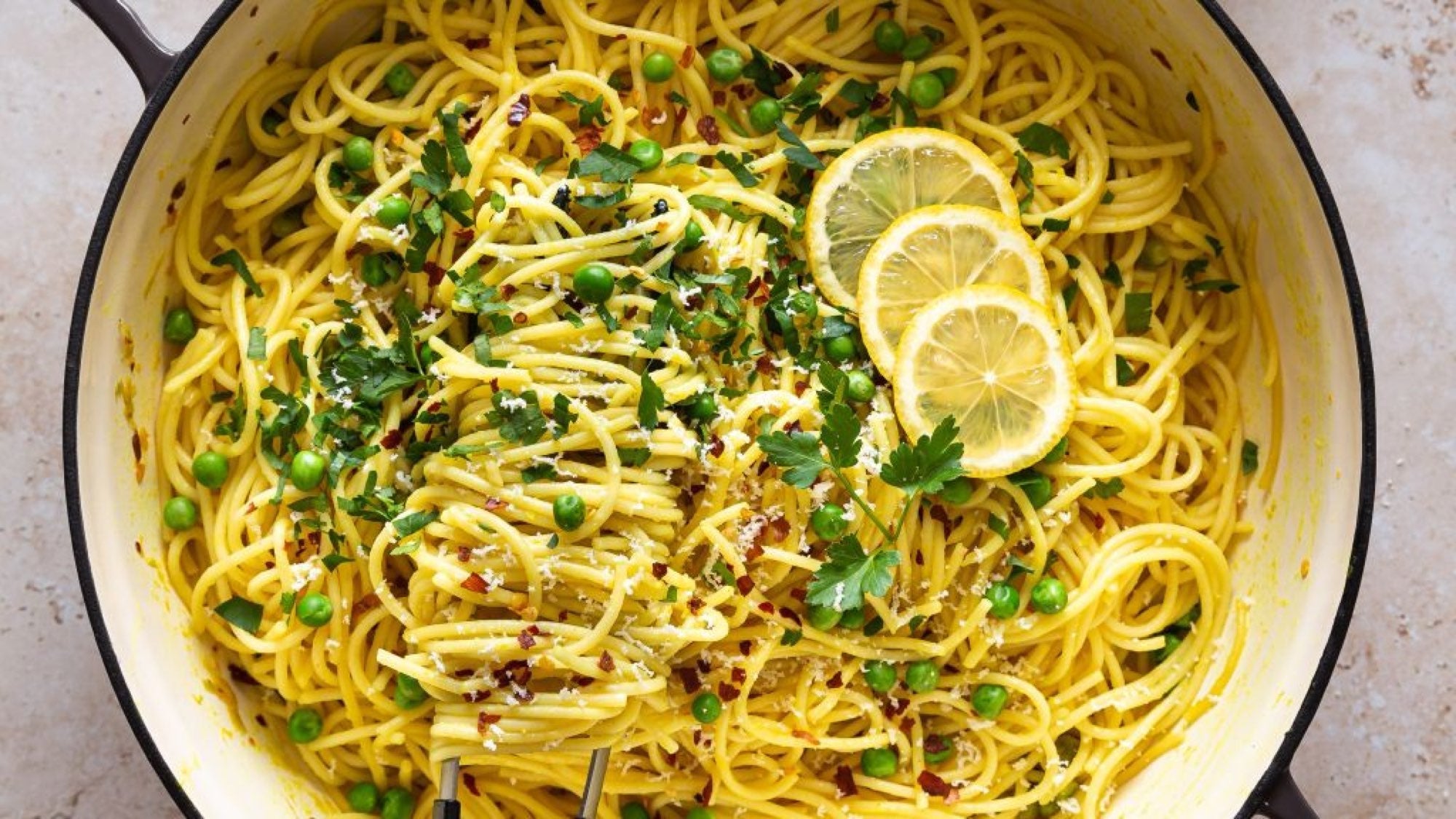 Turmeric and Crushed Chilli Pasta