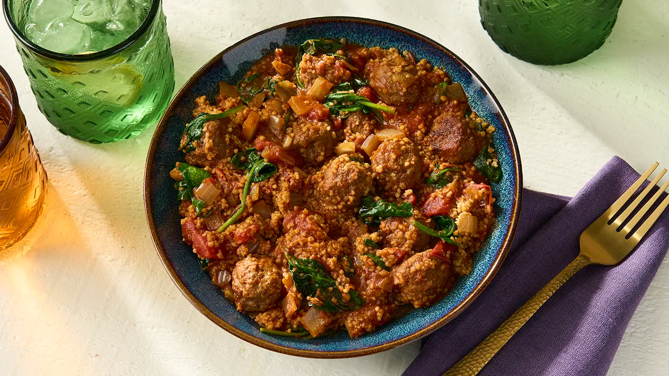 East African Inspired Berbere Meatball One Pan