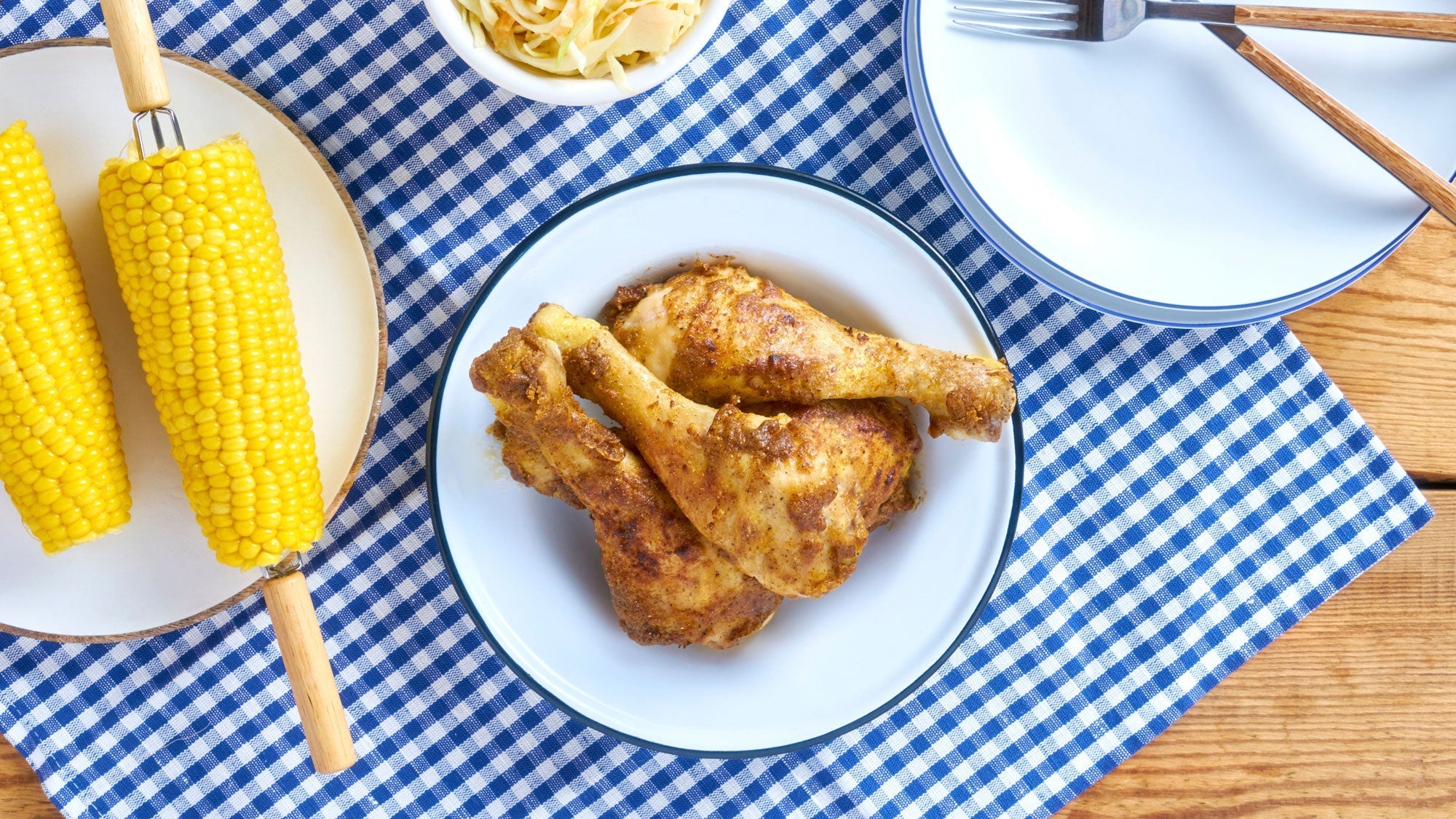 Southern Fried Chicken with Slaw Recipe
