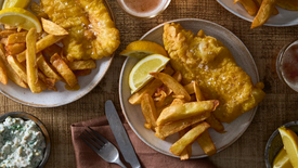 Fish And Chips (With Tartare Sauce) Recipe