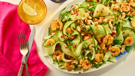 Grilled Prawn and Cucumber Salad