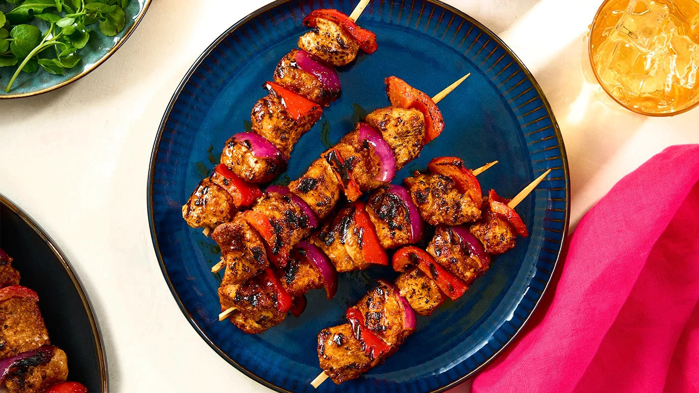 Kicking Chicken Kebabs