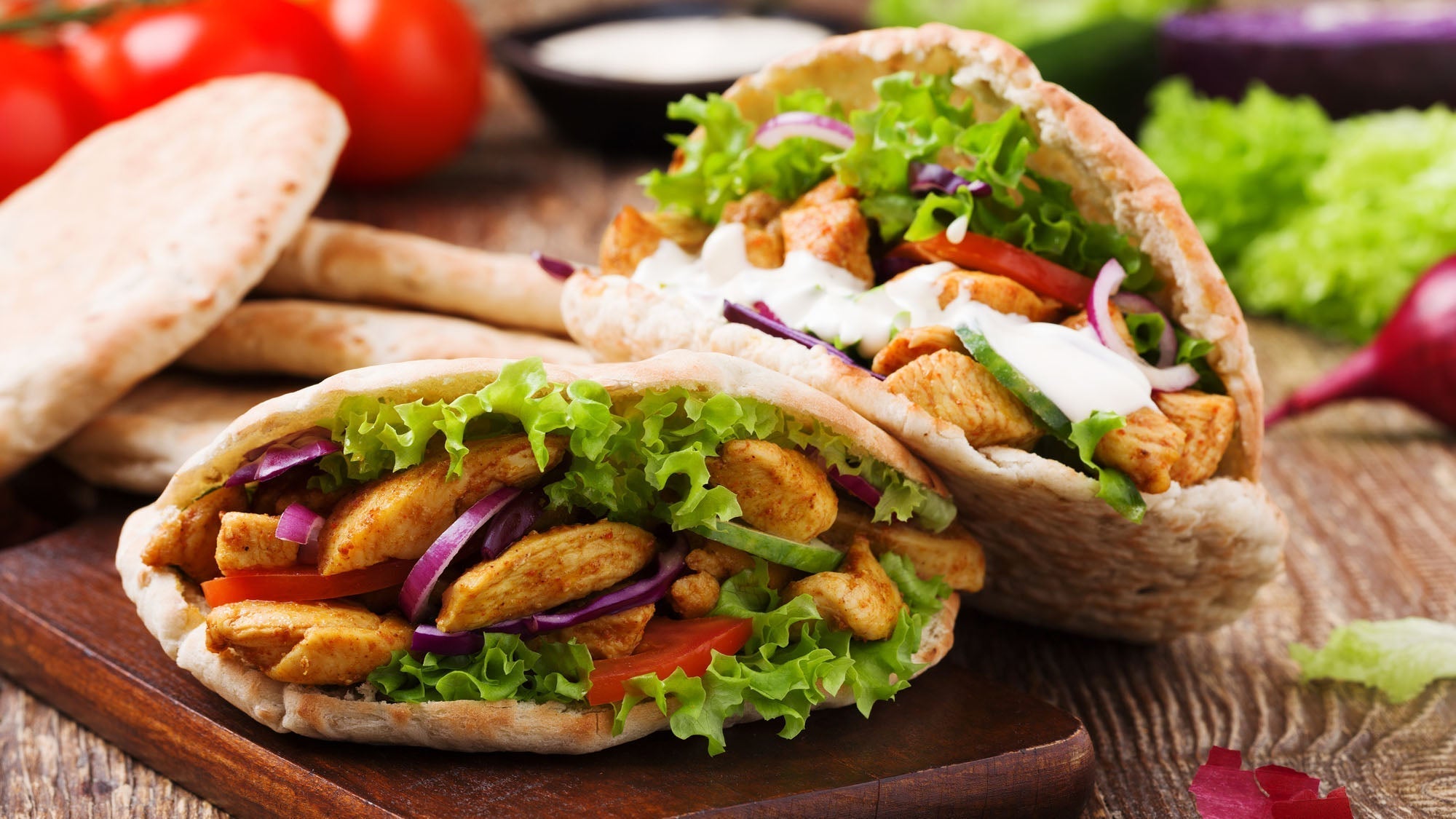 Lemon & Thyme Chicken Gyros Recipe
