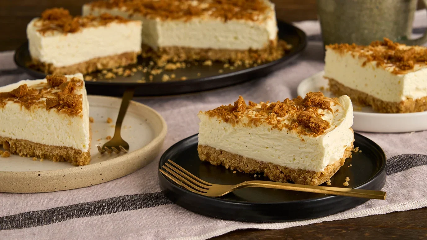 no bake biscoff cheesecake