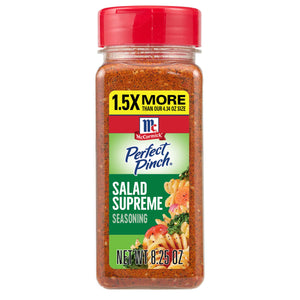 (BARREL TEST) McCormick Perfect Pinch Salad Supreme Seasoning, 8.25 OZ