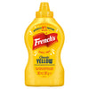 A bright yellow squeeze bottle of French Mst Yel Srp Gb 8/397 G, also known as French's Classic Yellow Mustard, is shown against a white background.