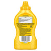The back of a yellow squeeze bottle of French Mst Yel Srp Gb 8/397 G, showing the nutritional information and ingredients for the French's mustard.