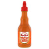 A front-facing product shot displays the Frank'S Squeeze Sticky Sweet 354 Ml bottle, featuring its distinctive red squeeze cap and orange label against a white background.