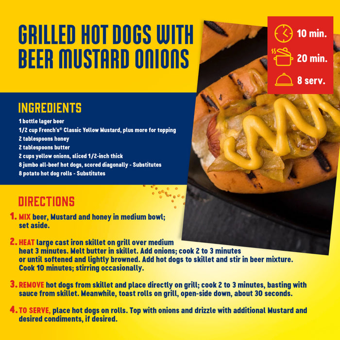 French's Classic Yellow American Mustard 382ml