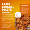 A recipe infographic for King Prawn Curry featuring a step by step guide and ingredients list that incorporates Schwartz Medium Curry Powder 90G for a flavorful meal.