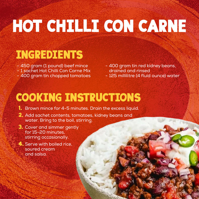 Hot Chilli Con Carne Mix
