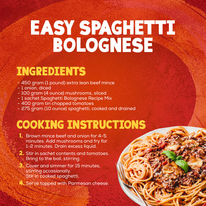Spaghetti Bolognese Recipe Mix
