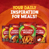 A promotional image with the headline Your Daily Inspiration for Meals features a packet of Schwartz Garlic And Herb Wedges, 38G, among other Schwartz recipe mixes to inspire easy dinners.