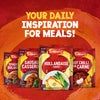 An advertisement with the text Your Daily Inspiration For Meals shows a packet of Schwartz Hollandaise Sauce Mix 25G alongside other Schwartz meal mixes like Spaghetti Bolognese, Sausage Casserole, and Hot Chilli Con Carne.