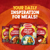 This advertisement offers daily meal inspiration with a lineup of Schwartz meal mixes, prominently featuring a packet of Schwartz Creamy Parsley Sauce 26G.