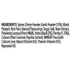A detailed list of ingredients for Schwartz Mediterranean Roasted Vegetable Mix 30 including spices like onion and garlic powder, herbs such as basil and parsley, and wheat flour.