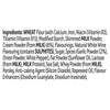 A detailed list of ingredients for Sa Chicken Supreme includes wheat flour, skimmed milk powder, and natural white wine flavoring containing sulphites.