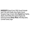 The ingredient list for Schwartz Chicken Curry Slow Cookers Recipe Mix 33G includes spices like cumin and coriander seed along with mustard seed barley and wheat.