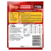 The back of a packet of Schwartz New Limited Edition Ckn,Bac And Potato Pie 35G provides a rich and creamy recipe mix along with detailed cooking instructions and nutritional information.