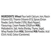 A detailed list of ingredients for Schwartz New Limited Edition Ckn,Bac And Potato Pie 35G including wheat flour, spices like onion and garlic powder, cream powder, and herbs such as parsley, thyme, and sage.
