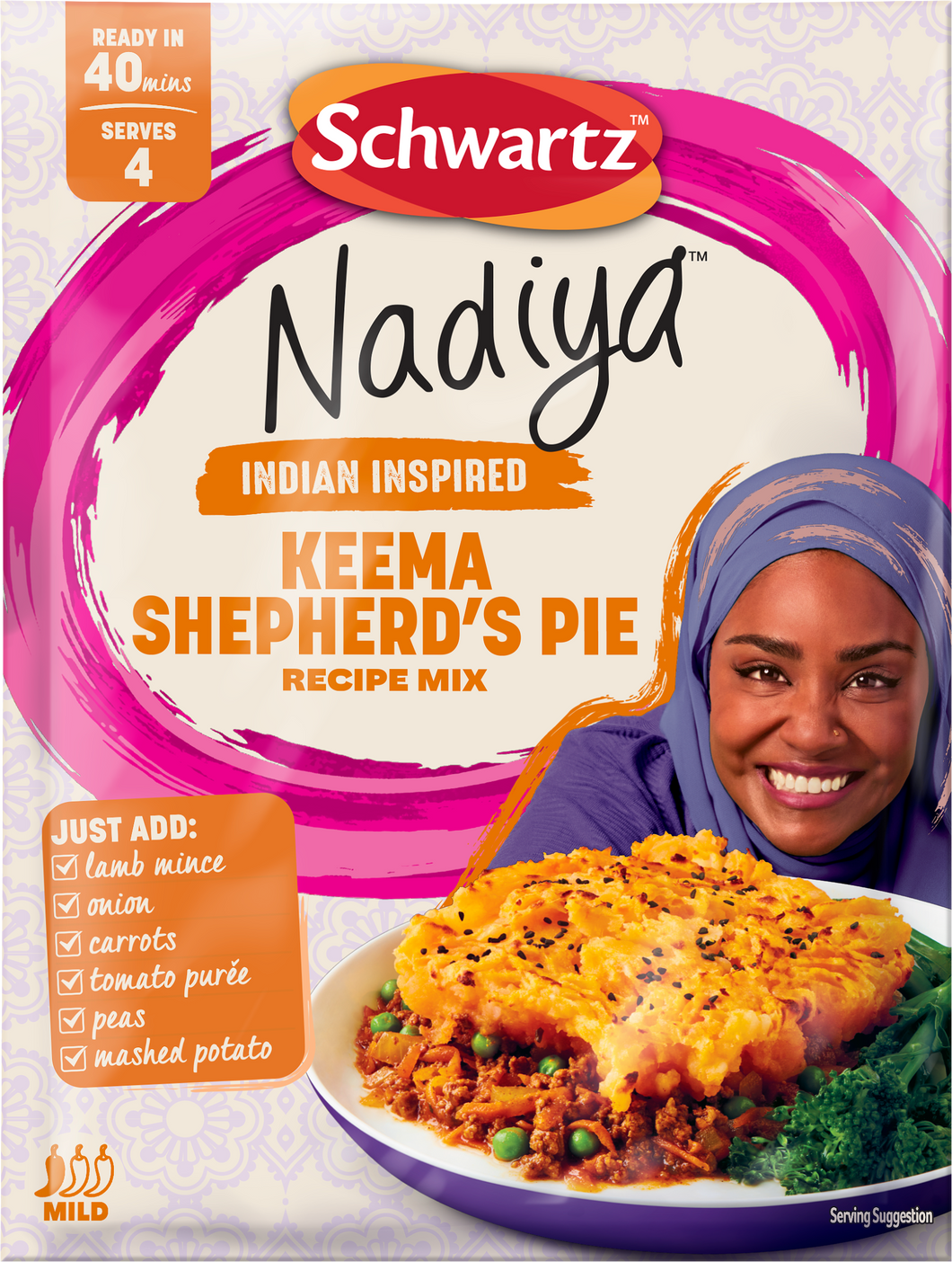 Schwartz x Nadiya Keema Shepherd's Pie Recipe Mix