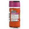 The back label of a bottle of Schwartz Paprika & Onion Classic Chip Seasoning 55G displays the ingredient list including paprika, sea salt, and dried onion along with usage tips for seasoning chips.