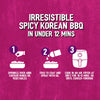 This infographic for Schwartz Af Sy Korean Seas provides a three step guide to preparing spicy Korean BBQ in under 12 minutes using an air fryer.