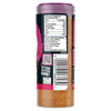 The back of a jar of Schwartz Af Chinese Cs Sea, showing the nutritional information, barcode, and recycling information.
