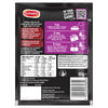 The back of a Schwartz Sa Af Chorizo Chicken recipe mix packet displays the ingredients, nutritional facts, and a three-step guide for cooking the dish in an air fryer.