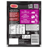 The back of a Schwartz Sa Af Chorizo Chicken recipe mix packet displays the ingredients, nutritional facts, and a three-step guide for cooking the dish in an air fryer.