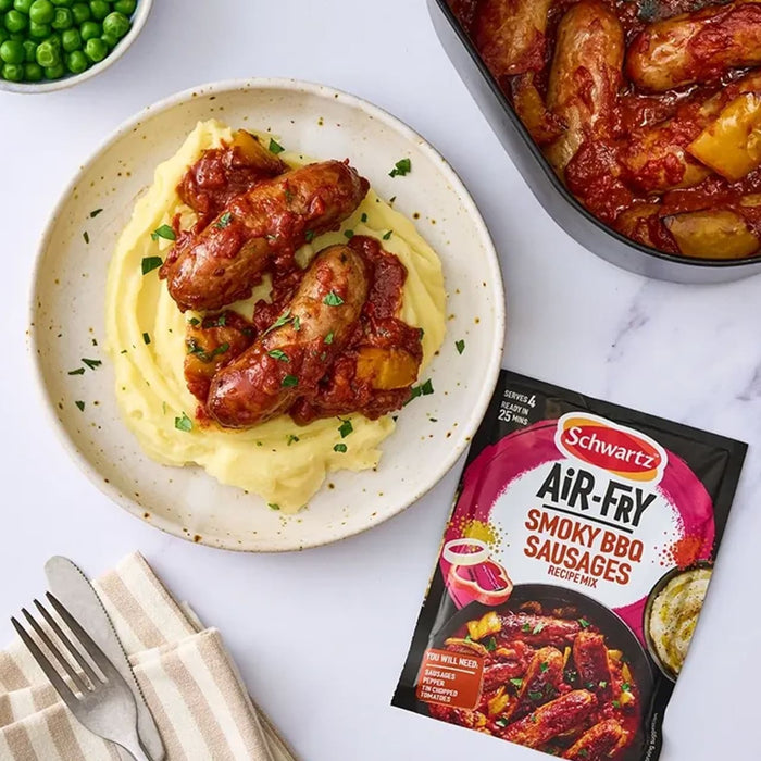 Schwartz Air-Fry Smoky BBQ Sausage Recipe Mix