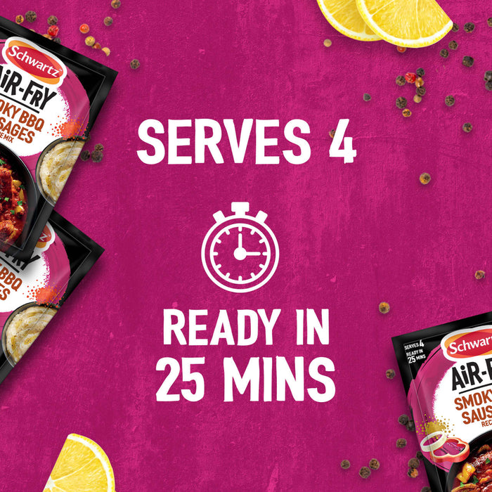 Schwartz Air-Fry Smoky BBQ Sausage Recipe Mix