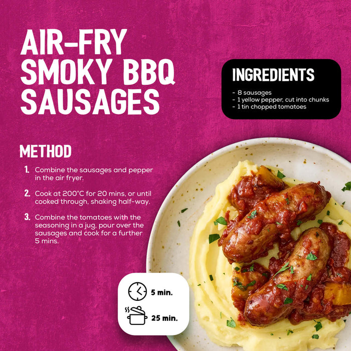 Schwartz Air-Fry Smoky BBQ Sausage Recipe Mix