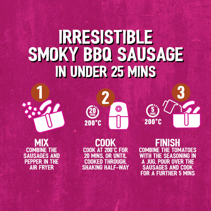 Schwartz Air-Fry Smoky BBQ Sausage Recipe Mix