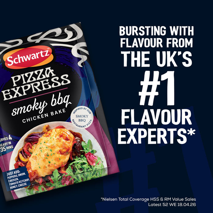 Schwartz Pizza Express Smoky BBQ Chicken Bake