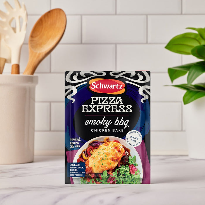 Schwartz Pizza Express Smoky BBQ Chicken Bake