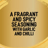 A graphic illustration for Jr Thai Sweet Chil Seas X6 describes it as a fragrant and spicy seasoning with garlic and chilli against a golden background.
