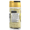 A glass jar of Schwartz Jr Lemon Pepper Seas X6 contains a zesty and punchy seasoning with black pepper and lemon peel, with the ingredients and usage tips visible on the back label.