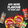 An advertisement shows a jar of Schwartz Ground Black Pepper, 33G alongside other Schwartz seasonings and recipe mixes with the text Add more flavour to your cart.
