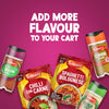 A promotional graphic featuring Schwartz Salt, Paprika & Pepper Season All Seasoning 70G alongside other Schwartz products like Chilli Con Carne and Spaghetti Bolognese mix to encourage adding more flavor to your cart.