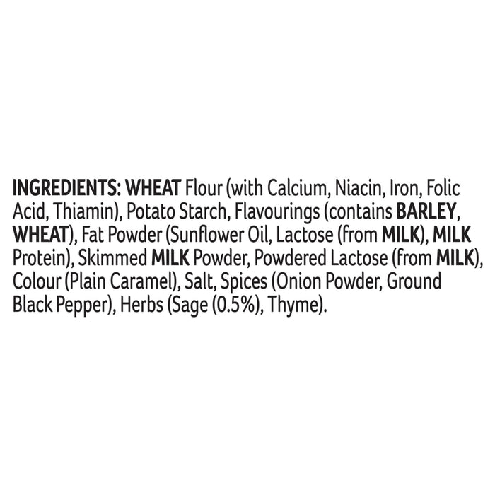 A detailed list of ingredients for Schwartz Classic Roast Turkey Gravy Mix 25 G 